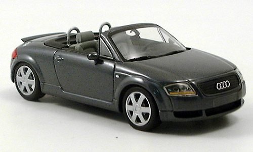 Audi TT Roadster, met.-grau , 2000, Modellauto, Fertigmodell, Minichamps 1:43 von Audi