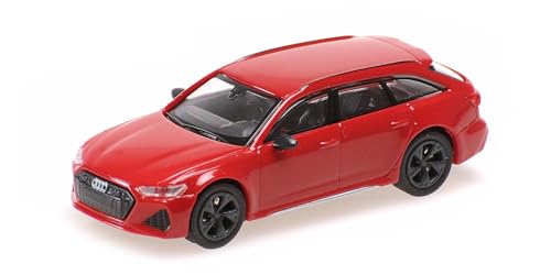 Minichamps 870010010 - AUD. RS6 Avant Red Metallic 2019 - maßstab 1/87 - Modellauto von Minichamps