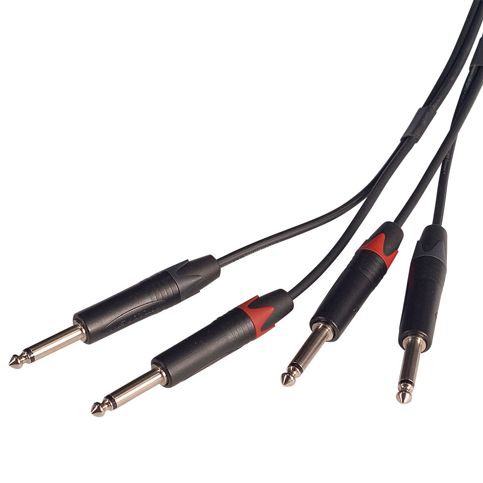 AudioTeknik Dual TS > TS 2m Audiokabel von AudioTeknik