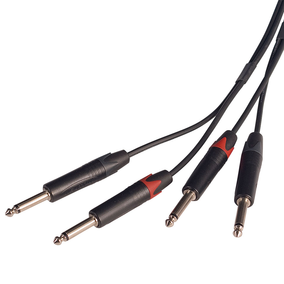 AudioTeknik Dual TS > TS 3m Audiokabel von AudioTeknik
