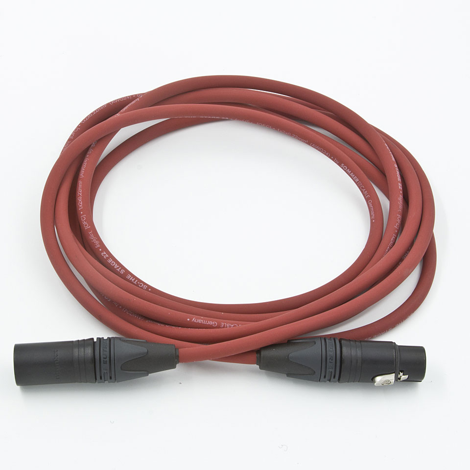 AudioTeknik MFM 1,5 m red Mikrofonkabel von AudioTeknik