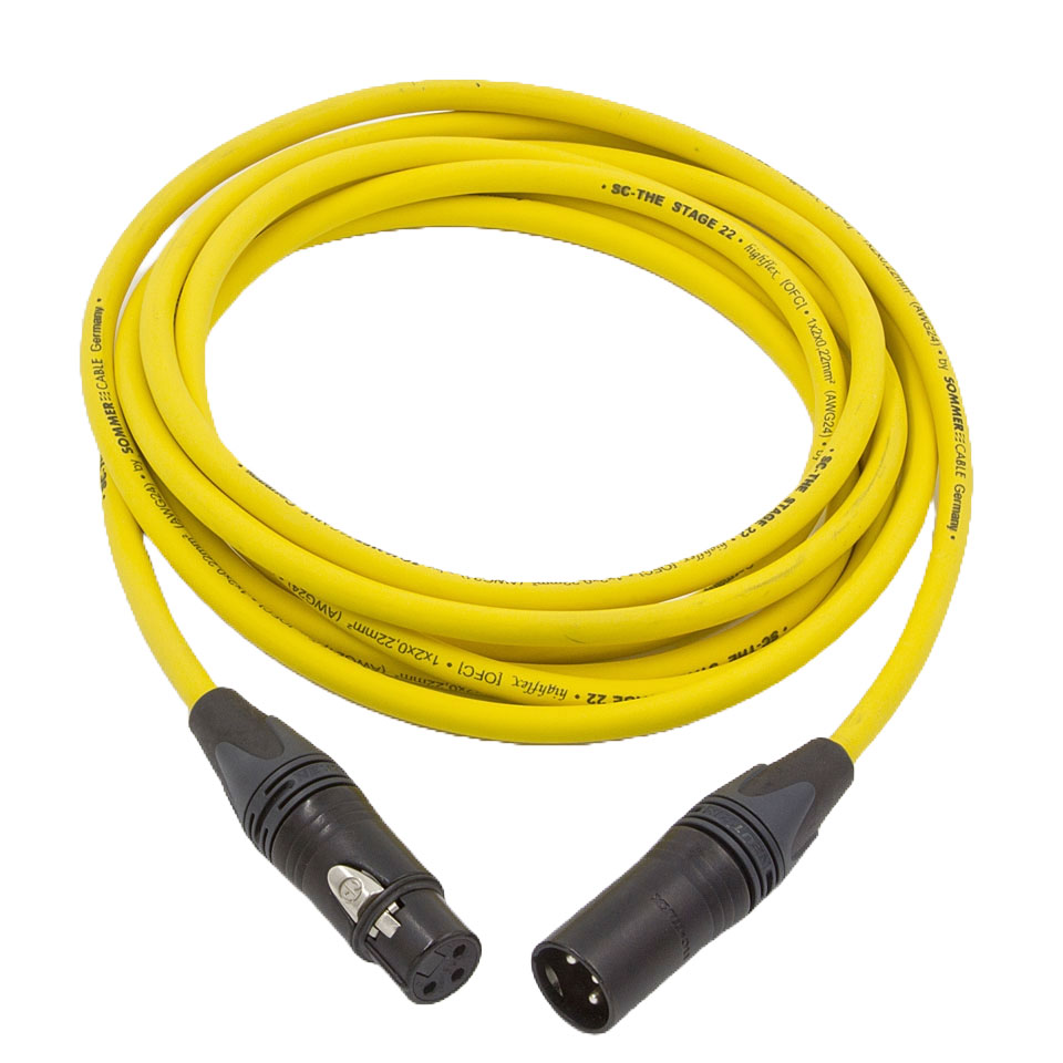 AudioTeknik MFM 10 m yellow Mikrofonkabel von AudioTeknik