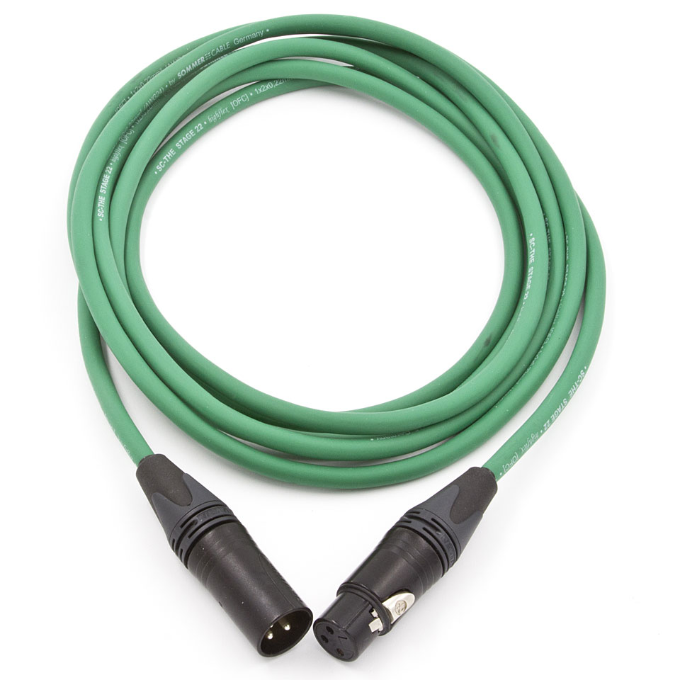 AudioTeknik MFM 15 m green Mikrofonkabel von AudioTeknik