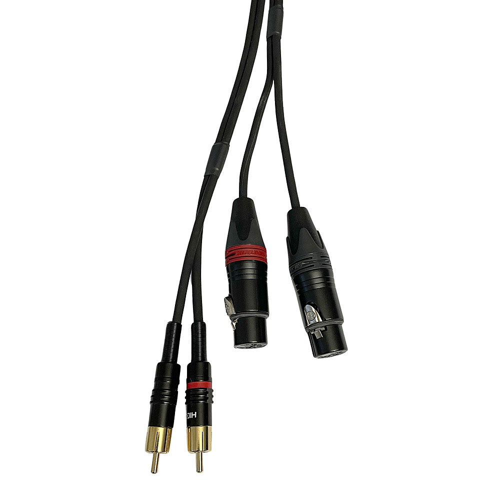 AudioTeknik XLRf > RCA 1 m Audiokabel von AudioTeknik