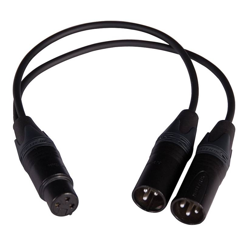 AudioTeknik YFMM 0,2 m black Y-Kabel von AudioTeknik