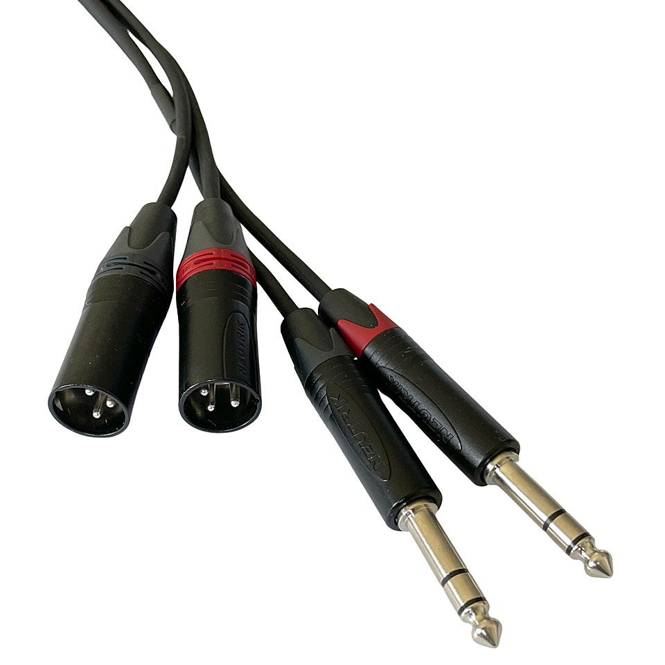 AudioTeknik Dual TRS > XLRm 2m Audiokabel von AudioTeknik