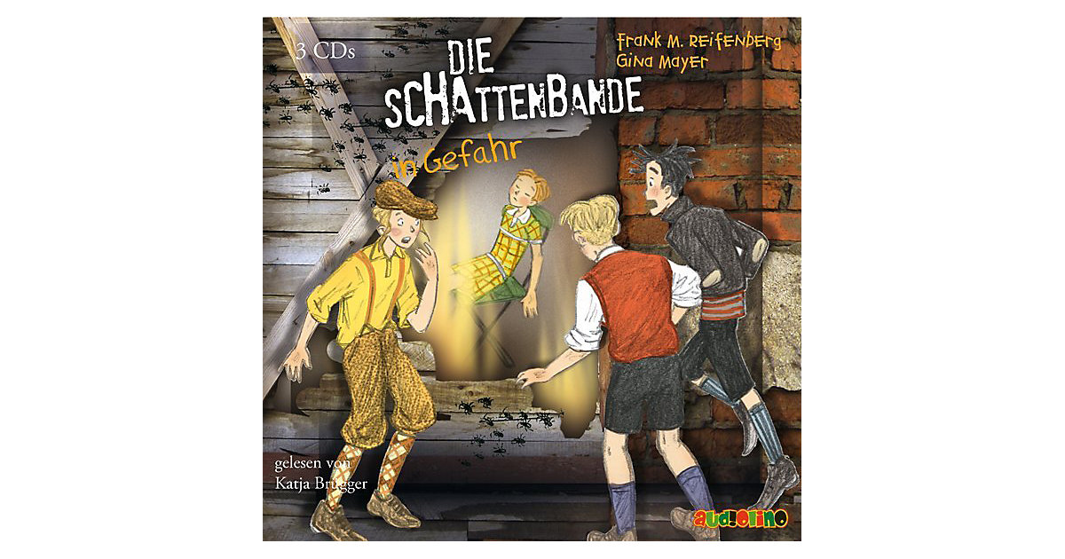 Die Schattenbande in Gefahr, 3 Audio-CDs Hörbuch Die Schattenbande in Gefahr, 3 Audio-CDs Hörbuch von Audiolino Verlag