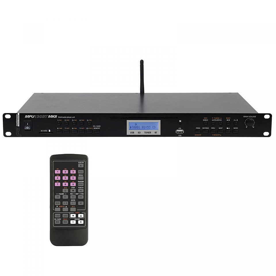 Audiophony MPU130BT MKII Media Player Audiophony MPU130BT MKII Media Player von Audiophony
