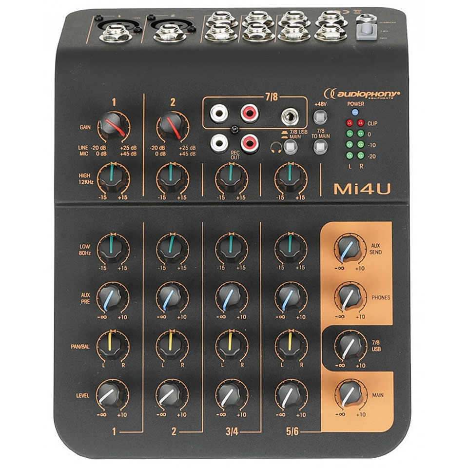 Audiophony Mi4U Mischpult Audiophony Mi4U Mischpult von Audiophony
