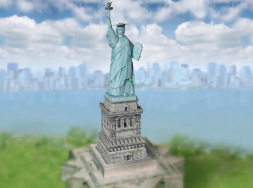 Aue-Verlag 12 x 12 x 41 cm Statue of Liberty New York Modell Kit von HMV HAMBURGER MODELLBAUBOGEN VERLAG