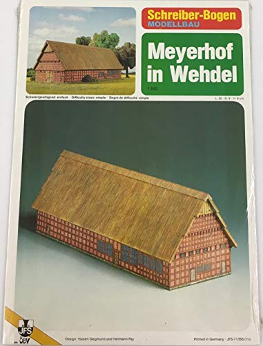 Aue-Verlag 26 x 9 x 14 cm Meyerhof Wehdel Modellbausatz Aue-Verlag 26 x 9 x 14 cm Meyerhof Wehdel Modellbausatz von Aue-Verlag