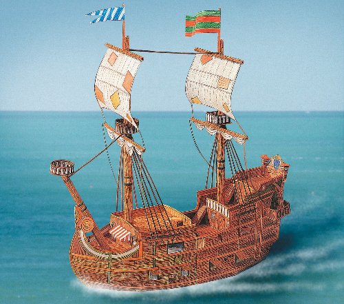 Aue-Verlag 36 x 15 x 37 cm, Modell Piratenschiff Kit von Aue-Verlag