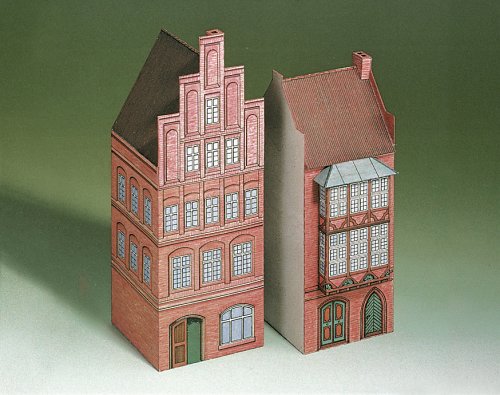 Aue-Verlag 5,5 x 5,5 x 16 cm Häuser aus Lueneburg Modellbausatz (2-teilig) von Aue-Verlag