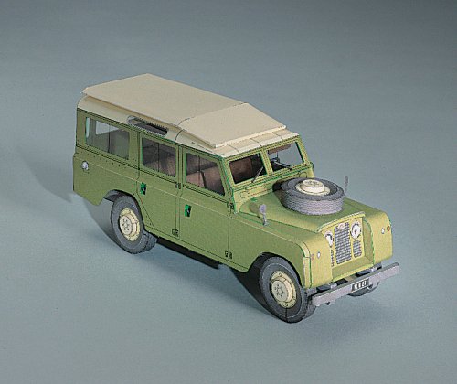 Schreiber-Bogen 72600 Papier Modellbausatz eines Land Rover 109 von Aue-Verlag