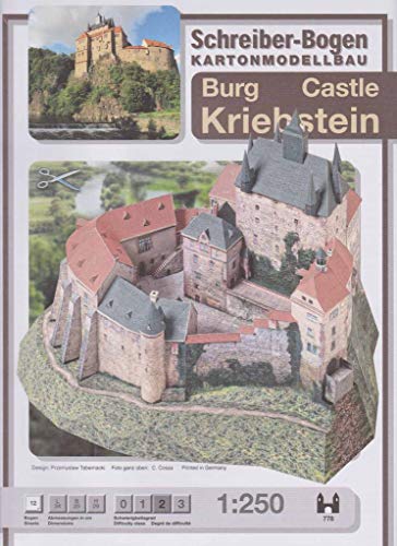 Aue Verlag - Burg Kriebstein (1:250) Modellbaukit - Modell - Erwachsener - Nicht zusammenklappbar von Aue Verlag