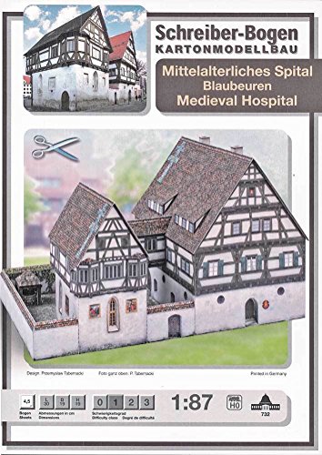 Aue-Verlag 30 x 19 x 19 cm Mittelalter Krankenhaus in Blaubeuren Model Kit von Aue-Verlag