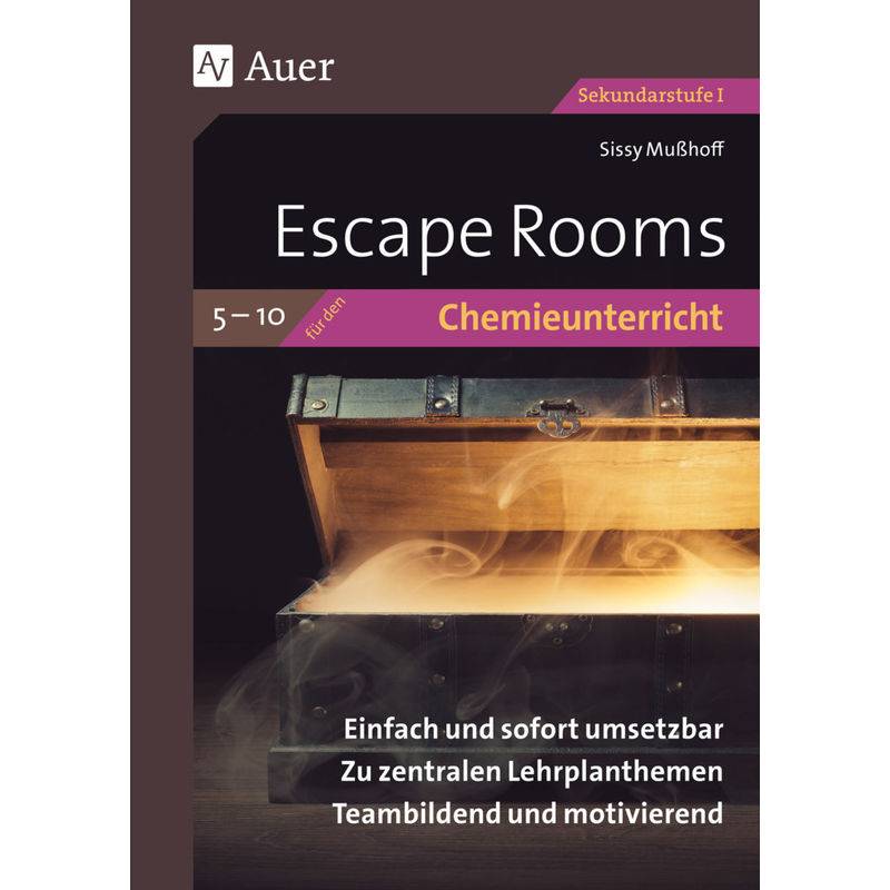 Escape Rooms für den Chemieunterricht  5- 10 von Auer Verlag in der AAP Lehrerwelt GmbH