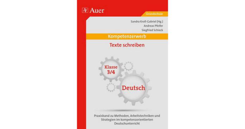 Buch - Kompetenzerwerb Texte schreiben 3+4 von Auer Verlag