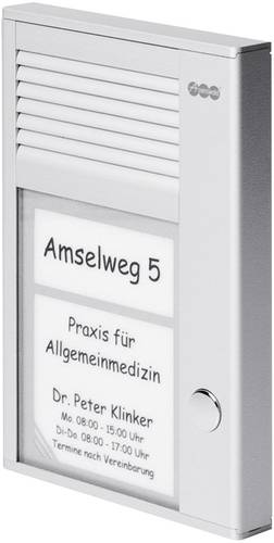 Auerswald TFS-Dialog 201 Türsprechanlage Kabelgebunden Komplett-Set 1 Familienhaus Silber von Auerswald