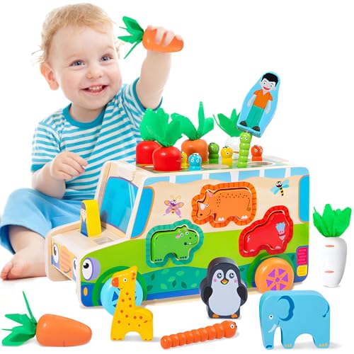 Auezona Montessori Spielzeug ab 1 2 3 Jahr, 7 in 1 Holzspielzeug ab 1 2 Jahr, Hammerspiel für Kinder ab 1 2 3 Jahre, Lernspielzeug Motorikspielzeug, Geschenke Kinderspielzeug ab 1 2 3 Jahr Auezona Montessori Spielzeug ab 1 2 3 Jahr, 7 in 1 Holzspielzeug ab 1 2 Jahr, Hammerspiel für Kinder ab 1 2 3 Jahre, Lernspielzeug Motorikspielzeug, Geschenke Kinderspielzeug ab 1 2 3 Jahr von Auezona