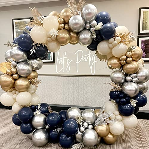 Ballon Girlande Marineblau, Luftballons Girlande mit Marineblau, Sandweiß, Metallballon,Ballon Geburtstag Mann Frau, Ballongirlanden Set für Geburtstags Graduierung Hochzeit Brautparty Party Deko Ballon Girlande Marineblau, Luftballons Girlande mit Marineblau, Sandweiß, Metallballon,Ballon Geburtstag Mann Frau, Ballongirlanden Set für Geburtstags Graduierung Hochzeit Brautparty Party Deko von Auezona