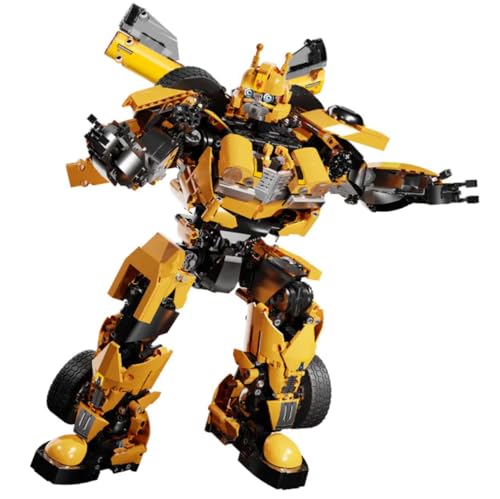 Auforua Technik Bumblebee Modellbausatz, 1923 Teile Klemmbausteine Bumblebee MOC Set, Bumblebee Bausteine Bausatz, Kompatibel mit Optimus Prime 10302 von Auforua