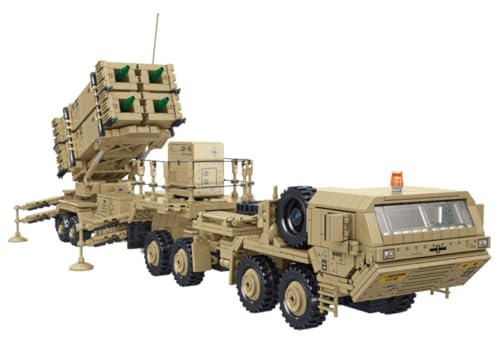 Auforua Technik Militär LKW M983 Bausteine Bausatz, 2566 Teile Klemmbausteine Militärfahrzeuge Set, Klemmbausteine Panzer Bausteine Modellbausatz von Auforua