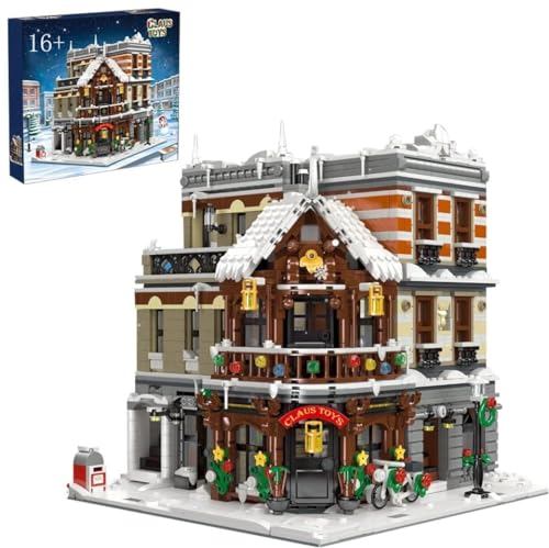 Auforua Weihnachten Haus für Weihnachten 2024, Modular Weihnachtshaus Spielzeugladen Gebäude Bausatz, 2955 Teile Klemmbausteine Weihnachten Haus Set Auforua Weihnachten Haus für Weihnachten 2024, Modular Weihnachtshaus Spielzeugladen Gebäude Bausatz, 2955 Teile Klemmbausteine Weihnachten Haus Set von Auforua