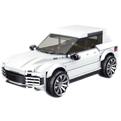 Technik Auto Bausatz für Speed Champions 2024, Klemmbausteine Auto Modell mit Vitrine, Kompatibel mit Speed Champions Autos von Auforua