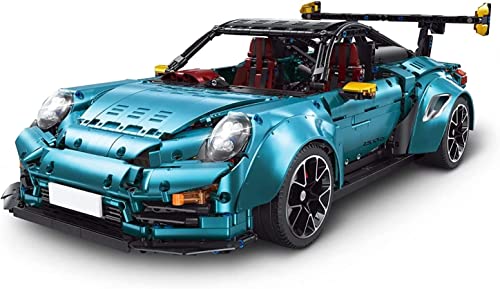 Technik Auto für Porschor GT2 RS, 1:8 Groß Automodell Bausatz, 3389 Teile Klemmbausteine Auto MOC Set, Kompatibel mit Porschor Technik von Auforua