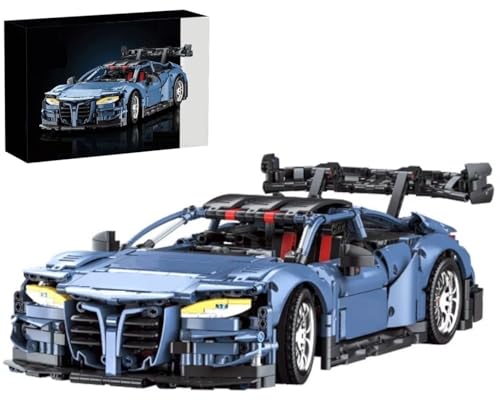 Technik Auto für BWM M4 CSL, 1:10 Groß Automodell Bausatz, 2280 Teile Klemmbausteine Auto Bausteine MOC Bausatz, Kompatibel mit BWM Technik von Auforua