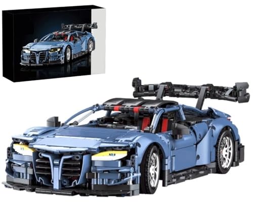 Technik Auto für BWM M4 CSL, 1:10 Groß Automodell Bausatz, 2280 Teile Klemmbausteine Auto Bausteine MOC Set von Auforua