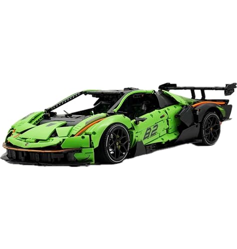 Technik Auto für Lambo Essenza SCV12, Maßstab 1:8, 4100+ Teile Klemmbausteine Set, V12-Kolbenmotor und 6-Gang-Getriebe, Kompatibel mit Lambor Technik Auto Technik Auto für Lambo Essenza SCV12, Maßstab 1:8, 4100+ Teile Klemmbausteine Set, V12-Kolbenmotor und 6-Gang-Getriebe, Kompatibel mit Lambor Technik Auto von Auforua