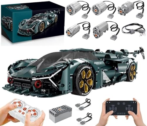 Technik Auto für Lambo Terzo Millennio, Mit Motoren Set, 1:8 Groß Auto Modellbausatz, 3466 Teile Klemmbausteine Auto MOC Set, Kompatibel mit Lamborghini Technik Auto Technik Auto für Lambo Terzo Millennio, Mit Motoren Set, 1:8 Groß Auto Modellbausatz, 3466 Teile Klemmbausteine Auto MOC Set, Kompatibel mit Lamborghini Technik Auto von Auforua