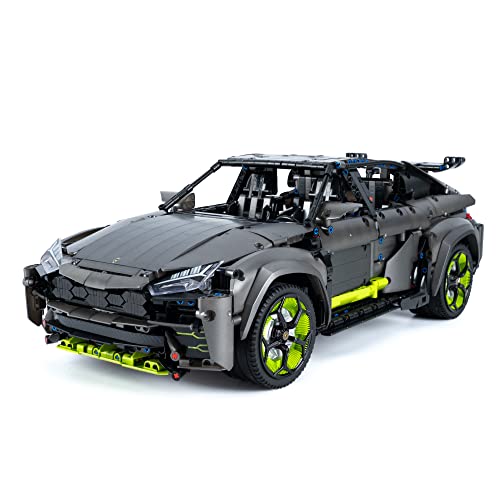 Technik Auto für Lambo Urus, 1:8 Groß Auto Modellbausatz, 3251-tlg MOC Klemmbausteine Auto Bausatz, Kompatibel mit Technik Lamborghini Urus von Auforua