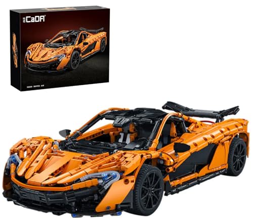 Technik Auto für McIaren P1, 1:10 Groß Automodell Bausatz, 3617 Teile Klemmbausteine Auto MOC Set, Kompatibel mit McIaren Technik, CADA C61513W Technik Auto für McIaren P1, 1:10 Groß Automodell Bausatz, 3617 Teile Klemmbausteine Auto MOC Set, Kompatibel mit McIaren Technik, CADA C61513W von Auforua