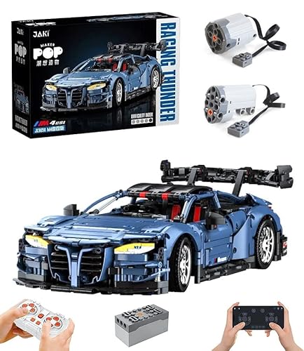 Auforua Technik Auto für BMW-M4-CSL, 1:10 Groß Auto Modellbausatz, 2280 Teile MOC Klemmbausteine Auto Bausatz, Kompatibel mit Lego von Auforua