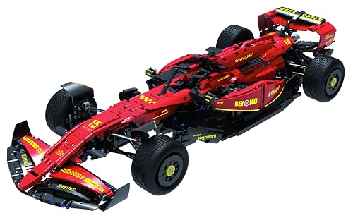 Technik F1 Auto für Arston Martin AMR24 Rennauto, 1:8 Groß Automodell Bausatz, 2361 Teile Klemmbausteine Formula 1 Auto MOC Set für Jungen und Mädchen ab 14 Jahren und Erwachsene ﻿ (Rot) von Auforua