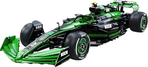 Auforua Technik F1 Auto für Kick Sauber F1 Team C44 2024, 1:8 Groß Automodell Bausatz, 2553 Teile Klemmbausteine Formula 1 Auto MOC Set mit Bedruckte Steine, CADA C64010W, Keine Originalkarton Auforua Technik F1 Auto für Kick Sauber F1 Team C44 2024, 1:8 Groß Automodell Bausatz, 2553 Teile Klemmbausteine Formula 1 Auto MOC Set mit Bedruckte Steine, CADA C64010W, Keine Originalkarton von Auforua