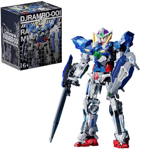 Auforua Technik Gundarm Exia Modellbausatz, 10382 Teile Klemmbausteine Gundarm Exia Roboter Groß MOC Set, Kompatibel mit Gundam Exia von Auforua