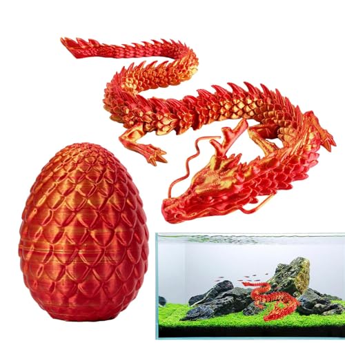 -gedruckter Drache Im Ei, Beweglicher Drache mit Kristall-Drachenei, Buntes, Perlmuttfarbenes Drachenspielzeug mit Beweglichen Gelenken, Dracheneier mit Drachen Im Inneren, Überraschungs-Osterei -gedruckter Drache Im Ei, Beweglicher Drache mit Kristall-Drachenei, Buntes, Perlmuttfarbenes Drachenspielzeug mit Beweglichen Gelenken, Dracheneier mit Drachen Im Inneren, Überraschungs-Osterei von Aufquwk