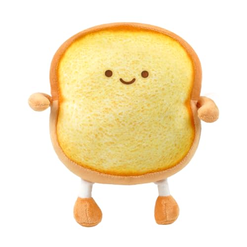 Augesak Toast Kuscheltier,Cute Plushies,Toastbrot Kissen,Kuscheltier Essen,Puppe Spielzeug 3D werfen Kissen Cartoon Spielzeug,Lächelnde Toast Plüsch Kreatives Geschenk für Kinder Augesak Toast Kuscheltier,Cute Plushies,Toastbrot Kissen,Kuscheltier Essen,Puppe Spielzeug 3D werfen Kissen Cartoon Spielzeug,Lächelnde Toast Plüsch Kreatives Geschenk für Kinder von Augesak