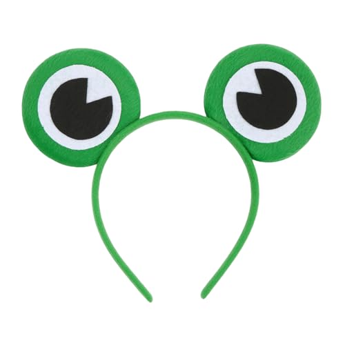Frosch Kostüm Haarreif, Froschkönig Haarreifen mit Froschaugen Froschkönig Kostüm Accessoire, Frosch Kostüm Damen Kinder Zubehör Tier Haarbänder für Karneval Halloween Motto Party Frosch Kostüm Haarreif, Froschkönig Haarreifen mit Froschaugen Froschkönig Kostüm Accessoire, Frosch Kostüm Damen Kinder Zubehör Tier Haarbänder für Karneval Halloween Motto Party von Augesak