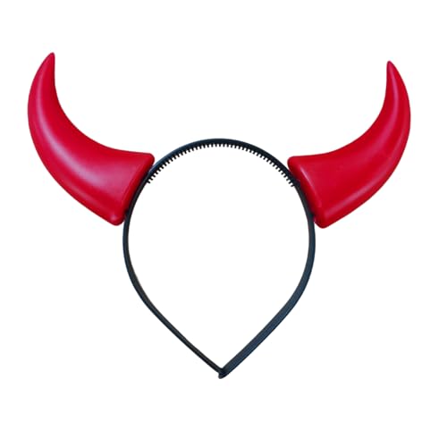 Teufelshörner Haarreif, Teufel Hörner Rot Stirnband, Teufelsohren Headband Kopfschmuck, Teufel Kostüm Damen Kinder Haarschmuck Accessoire, Teufel Zubehör für Karneval Halloween Fasching Party Teufelshörner Haarreif, Teufel Hörner Rot Stirnband, Teufelsohren Headband Kopfschmuck, Teufel Kostüm Damen Kinder Haarschmuck Accessoire, Teufel Zubehör für Karneval Halloween Fasching Party von Augesak
