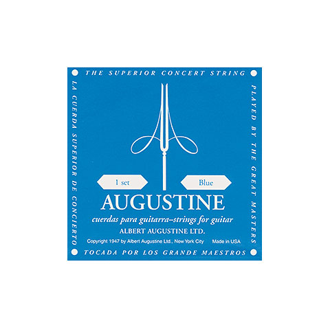 Augustine Classic Blue A5 Einzelsaite Konzertgitarre von Augustine