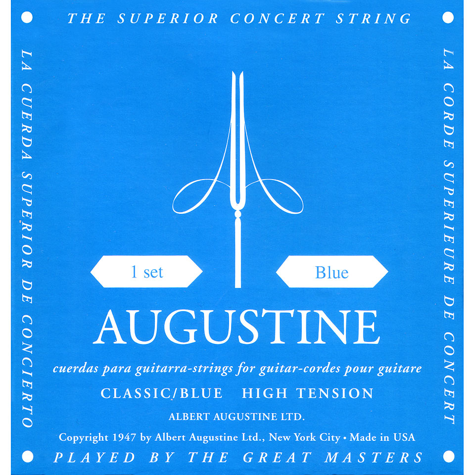 Augustine Classic Blue Saiten Konzertgitarre von Augustine