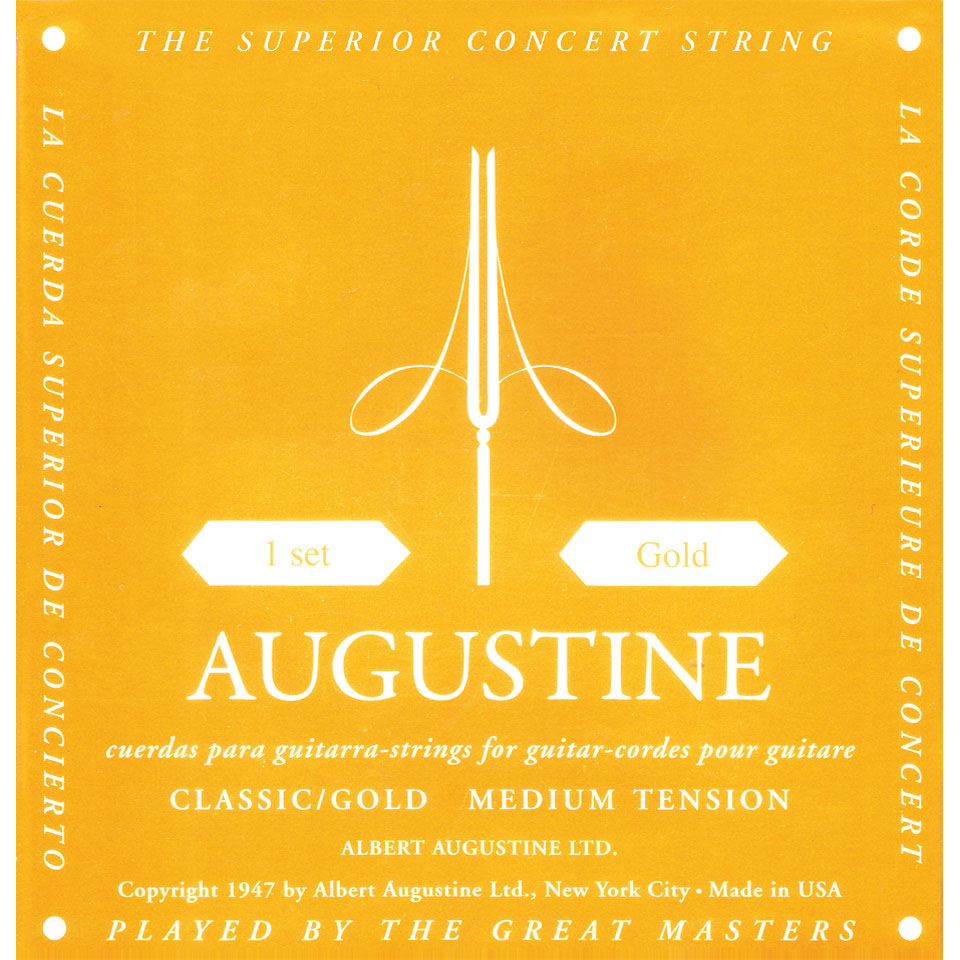 Augustine Classic Gold Saiten Konzertgitarre von Augustine
