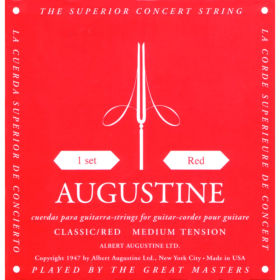 Augustine Classic Red Saiten Konzertgitarre von Augustine