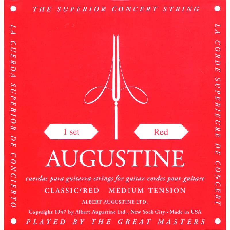 Augustine Classic Red Saiten Konzertgitarre von Augustine