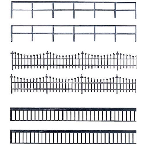Auhagen 42558.0 - Eisenzaun und geländer, Gesamtlänge 2240 mm, bunt von Auhagen